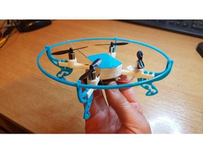 mini brushed quad copter r c vehicles multicopter quadcopter 3d print model - Mito3D
