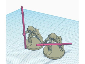 culto fanático lança brinquedo & acessórios para jogos cultista 3d print model - Mito3D