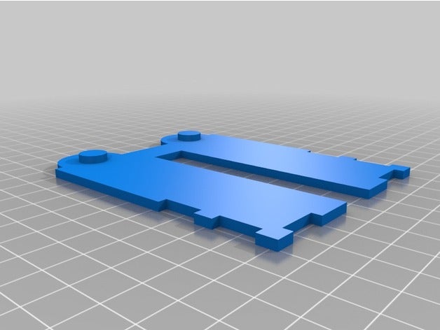 meine angepasste KVG deck box ausgerichtet drehbar gelagerten Deckel Spiele kundengebundene 3D print model - Mito3D