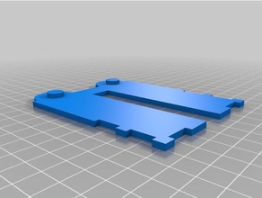 meine angepasste KVG deck box ausgerichtet drehbar gelagerten Deckel Spiele kundengebundene 3d print model - Mito3D
