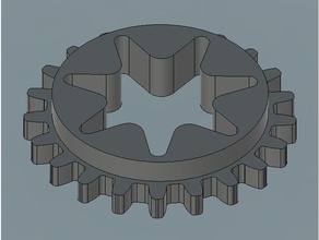 sthil 028 chainsaw oil pump drive gear parts stihl 3d print model - Mito3D