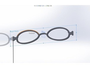 puppet glasses costume 3d print model - Mito3D