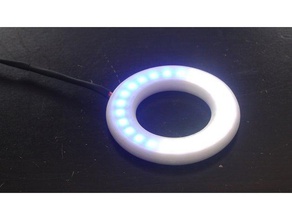 neopixel anillo de la vivienda electrónica adafruit arduino caso reloj difusor el led luz pixel raspberry pi terrario temporizador 3d print model - Mito3D