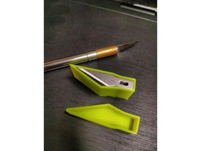 11 hobby lames boîte porte-outils & boîtes les la couteau japonais xacto 3d print model - Mito3D