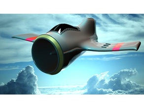 si plane models airplane sci-fi scifi 3d print model - Mito3D