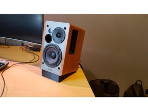 bookshelf speaker stand edifier r1280t audio speakers table tablet 3d print model - Mito3D