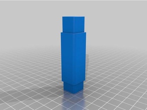 Stange 5x5-15x15 Kunst-tools kundengebundene 3d print model - Mito3D
