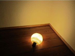 lampshade lying e27 lampenschirm liegend diy 3d print model - Mito3D