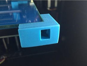stronger corner glass clips flashforge creator pro 3d printer parts ffcp ffcpro 2016 3d print model - Mito3D