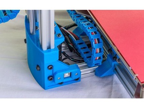 usb extension bracket wilson 2020 frame 3d printer parts 3d print model - Mito3D