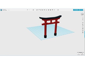 torii bâtiments et structures japon 3d print model - Mito3D