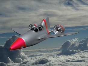 g plane 2 models airplane fly scifi 3d print model - Mito3D