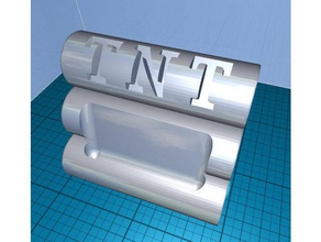 tnt iphone 7 stand 93mm mobile phone 3d print model - Mito3D