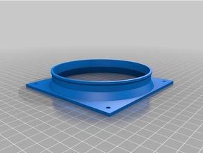 il mio personalizzato condotto tubo adattatore piccolo printbeds troppo strumenti su misura 3d print model - Mito3D