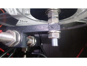 mehr spool-Unterstützung von z-Achse 10mm 3d-Drucker Teile filament-Halter filament spool holder 3d print model - Mito3D