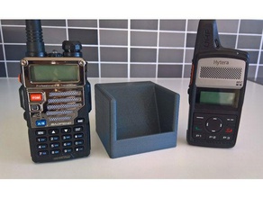 ham radio stand gadget baofeng uv-5r hytera pd365 3d print model - Mito3D