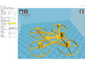 whooped Mikro r c Fahrzeuge Klinge inductrix gebürstet frame micro microquad quadcopter Rahmen tinywhoop winzige Schreien whoop 3d print model - Mito3D