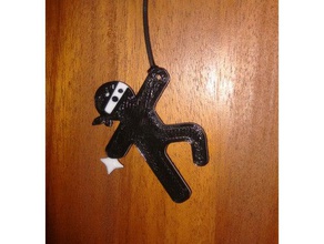 hanging ninja toys & games 3d print model - Mito3D