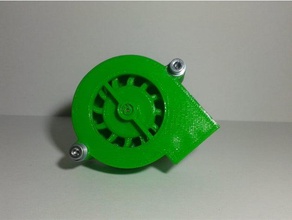 radial-Ventilator radial-Luft-Pumpe - Elektronik airpump Kühler Lüfter fan radial radialcooler radial-Lüfter 3d print model - Mito3D