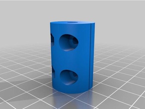 parametric z-axis coupler 3d printer parts customized 3d print model - Mito3D