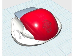 ergonomic magic mouse computer apple case hand hunch hunchback imac mac macbook mice shell 3d print model - Mito3D