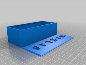 Deckel 160 50 40 07 klar niklas Container kundengebundene 3d print model - Mito3D