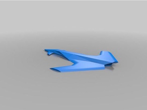 ileri süpürüldü rc uçak r c araçlar 3d print model - Mito3D
