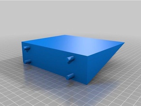 my customized pedestal shelf pegboards organization 3d print model - Mito3D