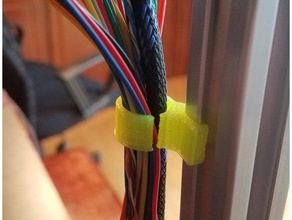 folger tech ft-5 2020 corner wire holder 3d printer accessories cable management folgertech ft5 3d print model - Mito3D