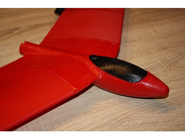 rc gövde küçük yazıcılar uçan kanat r c araçlar 3D print model - Mito3D