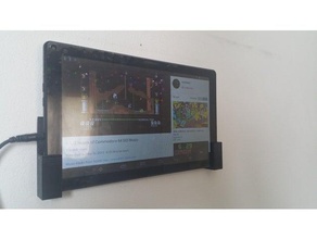 tablet da montagem parede universal personalizáveis suporte personalizável monte o 3d print model - Mito3D