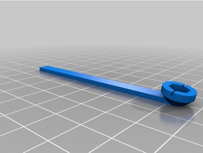 mi personalizados tuerca de la pipa paz - ayuda a atornillar nada 8 tolerancia herramientas mano personalizado 3d print model - Mito3D