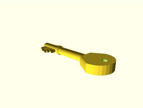 acytra - trabex double sided key doble llave paleta Ersatz-Teile sided-Taste Schlüssel 3d print model - Mito3D