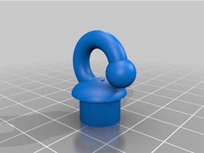 anet a6 filament guide L'imprimante 3d de pièces 3d print model - Mito3D