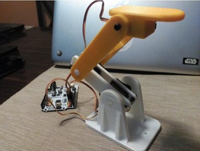 little robot arm test robotics 3d printing 3d print model - Mito3D