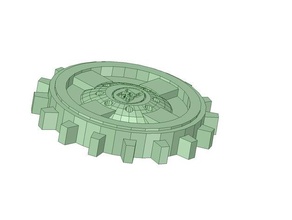 gran rueda de renovación hilo pin modelo robots 3d print model - Mito3D
