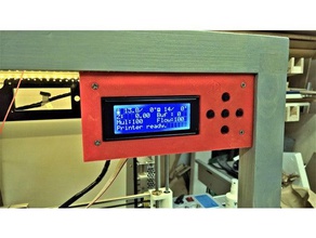 anet a8 display lcd de caixa simples Impressora 3d peças 3d print model - Mito3D