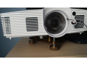 adjustable projector mount optoma gt1080 gadgets 3d print model - Mito3D