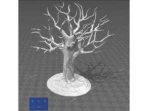 albero in miniatura giochi diarama terreno modello del wargame 3d print model - Mito3D