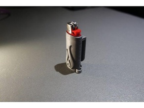 porte briquet mini bic pour ceinture ou cl s gadgets 3d print model - Mito3D