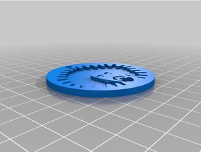 medaglia portachiavi caparezza llaveros 3d print model - Mito3D