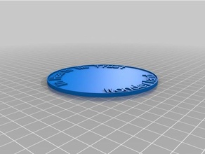 alice pièce de monnaie pièces et badges personnalisé 3d print model - Mito3D
