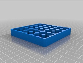 my customized battery tray 123 organization 3d print model - Mito3D