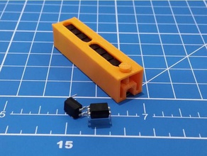 ıc tutucu elektronik kutusu devre özelleştirilebilir özelleştirilmiş ıcs entegre openscad bölüm parçalar depolama aracı araçlar tepsi 3d print model - Mito3D
