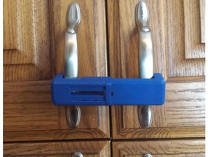 cupboard lock tools childproof 3d print model - Mito3D