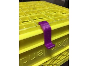 cratehook - snap-in milk crate hook household 3d print model - Mito3D