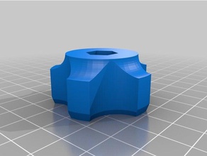 shapeoko 1 iş parçası tutucu yıldız Topuz parçalar özelleştirilmiş 3d print model - Mito3D