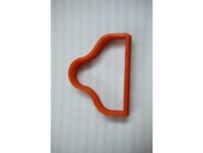 giubba rossa cookie cutter cucina & sala da pranzo 3d print model - Mito3D