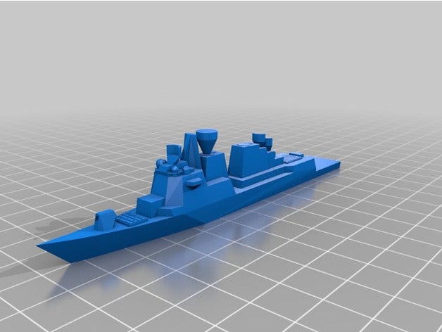 ddg 51 i veicoli aegis arleigh burke ddg51 destroyer general dynamics guidate missile guidato marina nave della uss us navy 3D print model - Mito3D