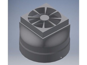 tormach pcnc 1100 120mm electric fan shroud machine tools cnc tormachtts 3d print model - Mito3D